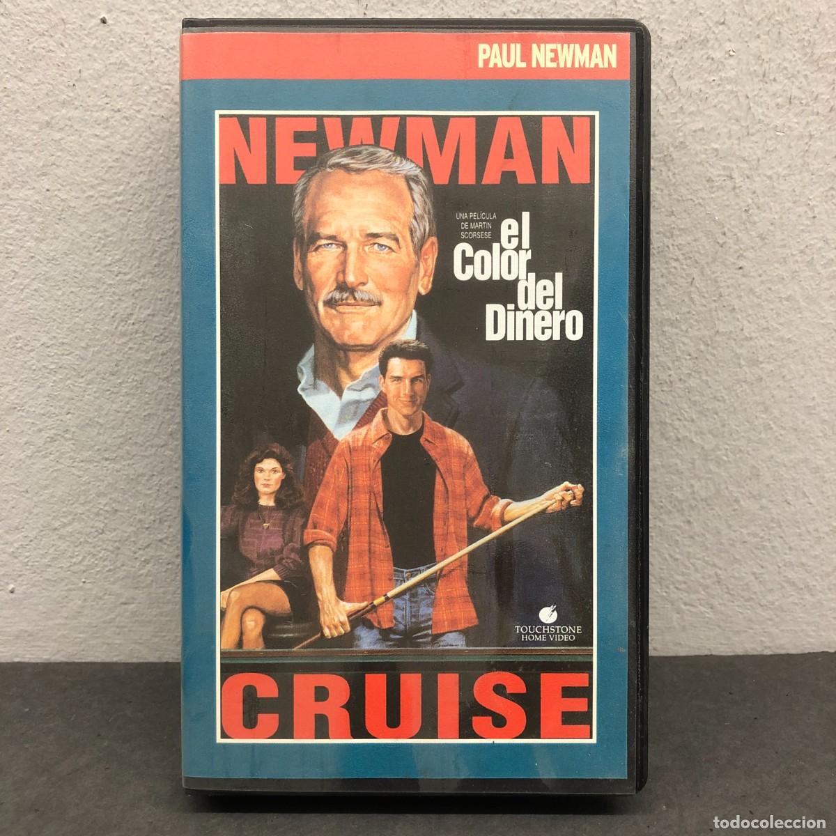 Cine: EL COLOR DEL DINERO - PAUL NEWMAN - TOM CRUISE - MARTIN SCORSESE - VHS / 587