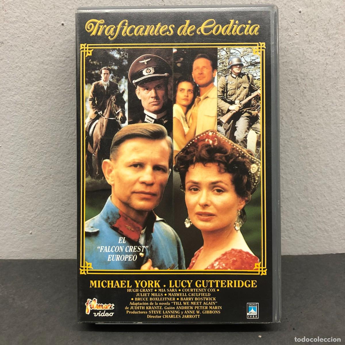 Cine: TRAFICANTES DE CODICIA - MICHAEL YORK - LUCY GUTTERIDGE - EL FALCON CREST EUROPEO - VHS / 590