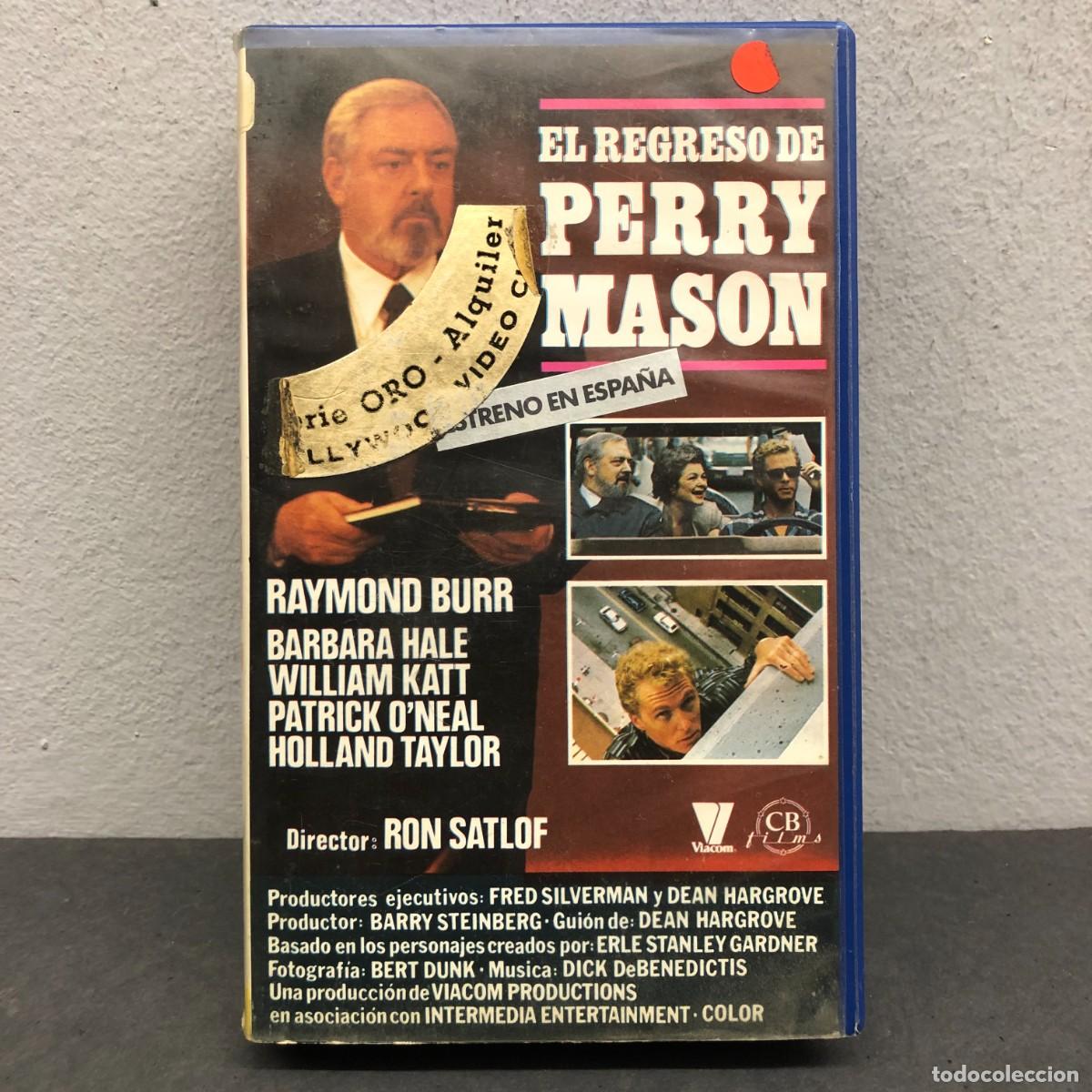 Cine: EL REGRESO DE PERRY MASON - RAYMOND BURR - BARBARA HALE, WILLIAM KATT - RON SATLOF - VHS / 591