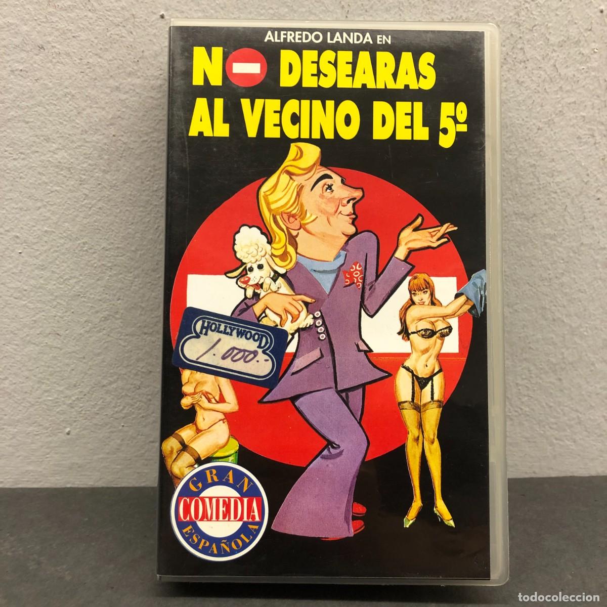Cine: NO DESEARAS AL VECINO DEL 5&ordm; - ALFREDO LANDA - GRAN COMEDIA ESPA&Ntilde;OLA - VHS / 596