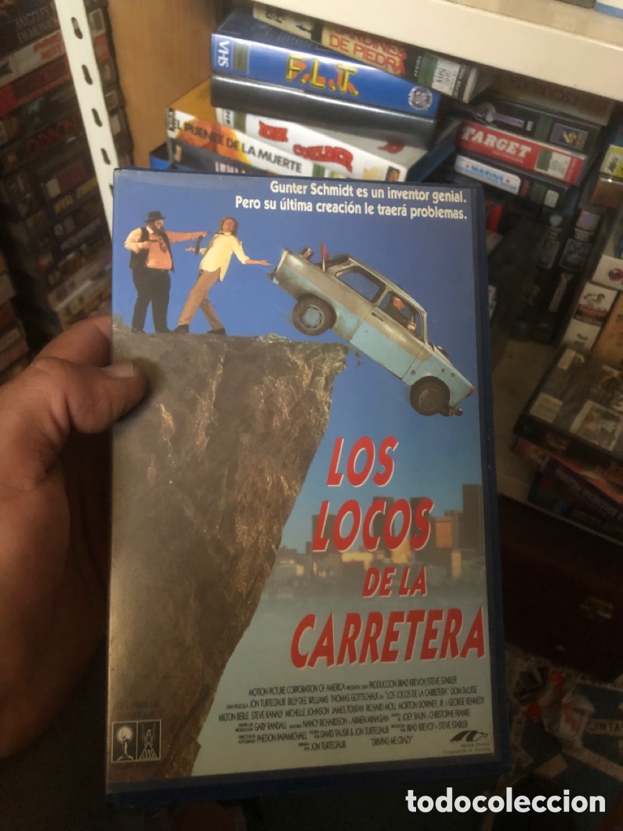 Cine: VHS V&Iacute;DEO CLUB LOS LOCOS DE LA CARRETERA