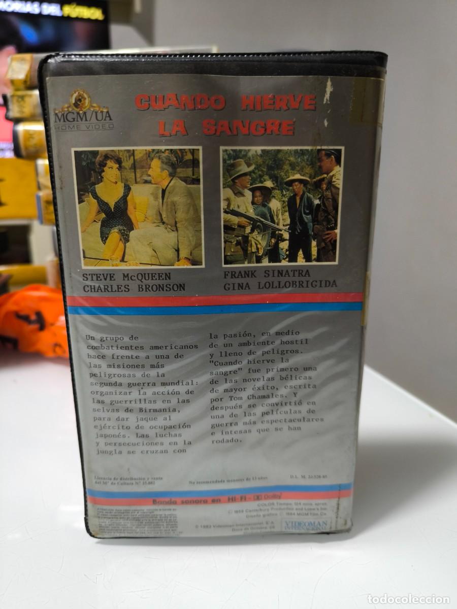 Cine: Cuando hierven la sangre Vhs - Foto 2