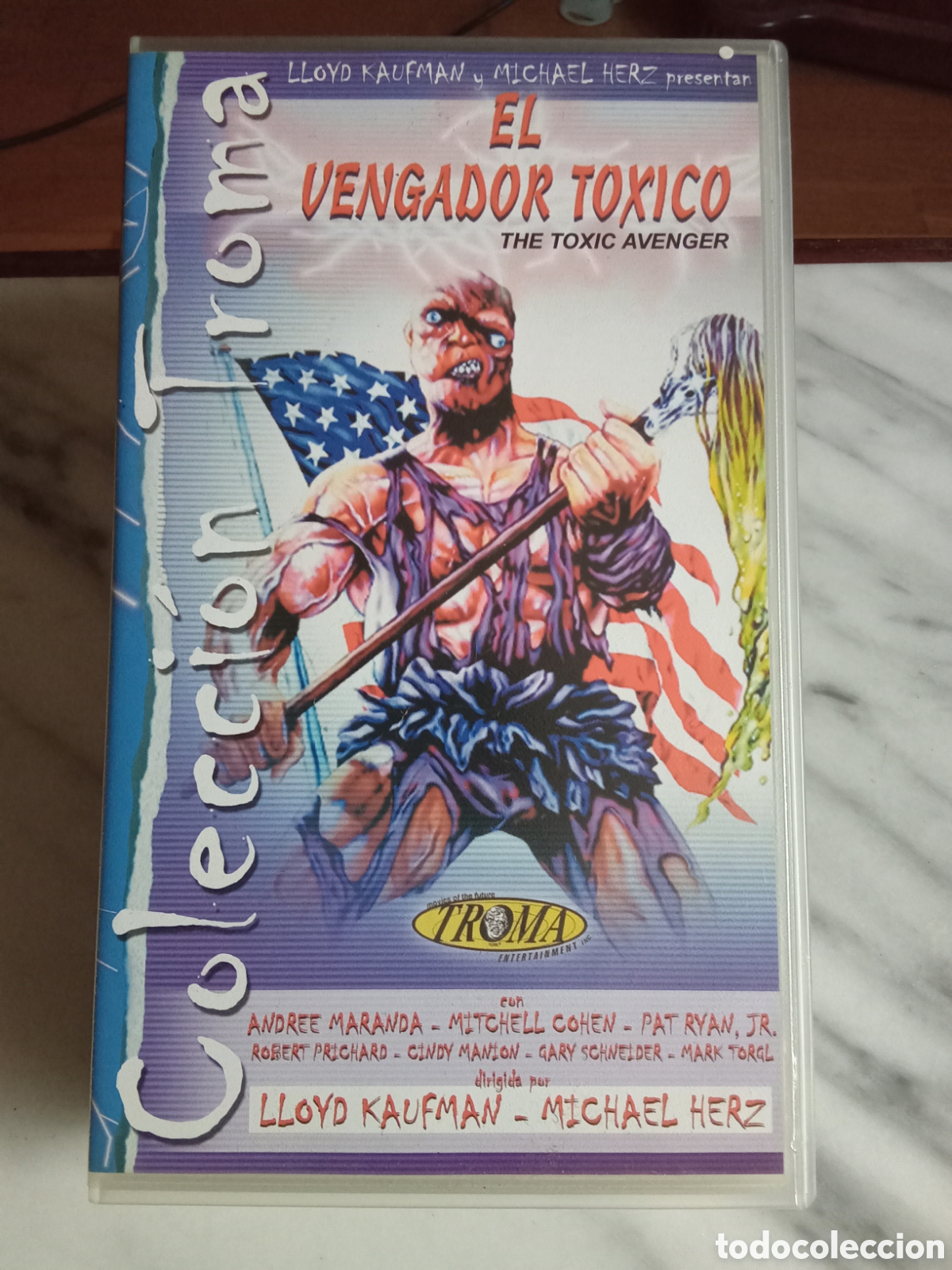 Cine: VHS Troma El Vengador Toxico The T&oacute;xic Avenger