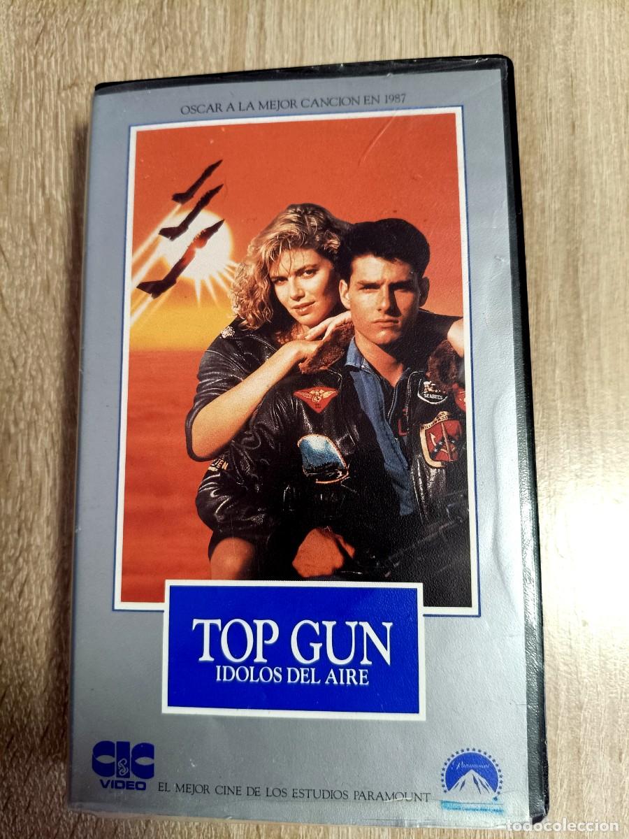 Cine: VHS - TOP GUN IDOLOS DEL AIRE - Tom Cruise, Kelly McGillis, Tony Scott - ACCION, ROMANCE, DE CULTO