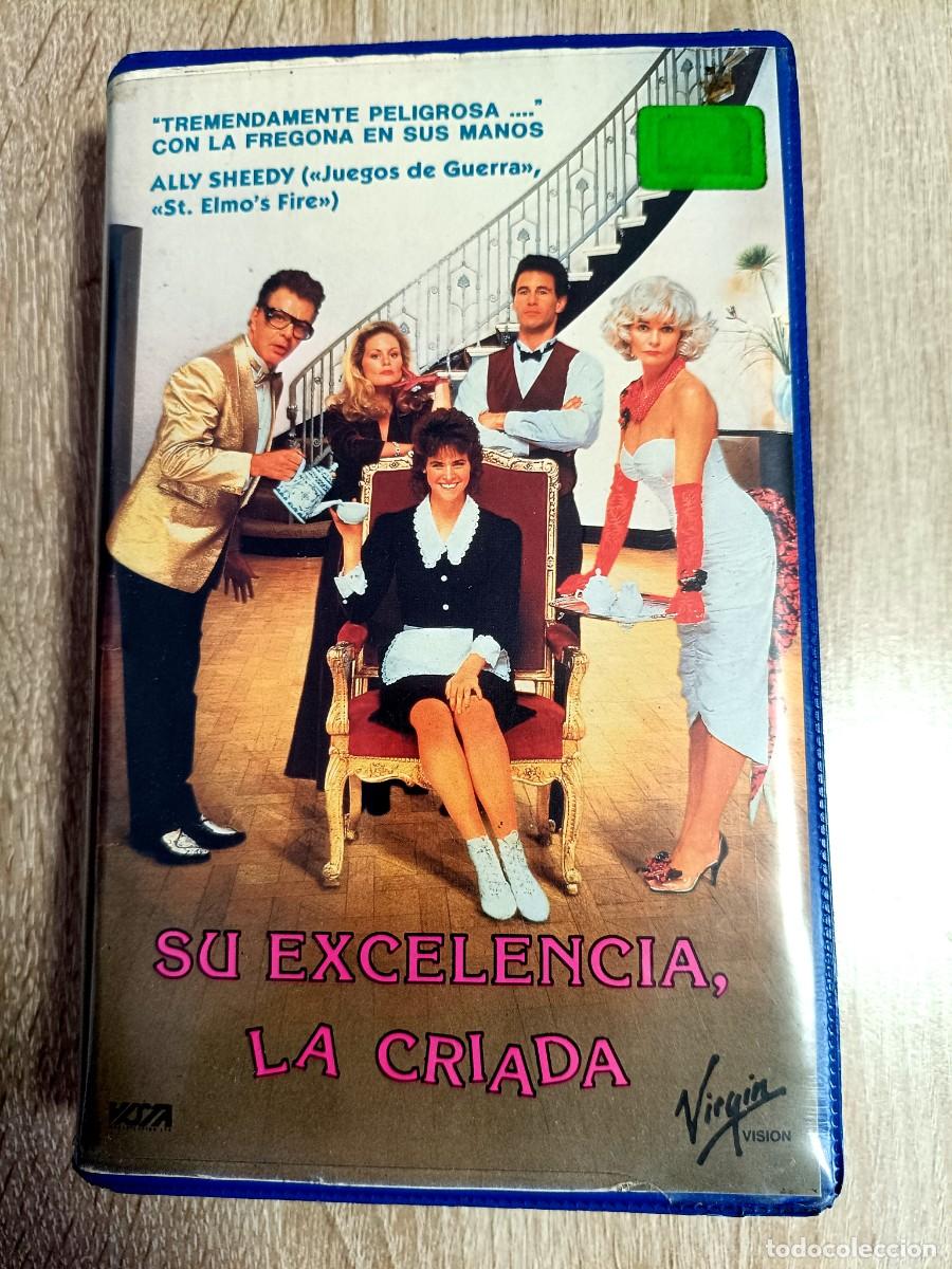 Cine: VHS - SU EXCELENCIA LA CRIADA - Ally Sheedy, Dick Shawn, Amy Holden Jones - COMEDIA, FANTASTICO