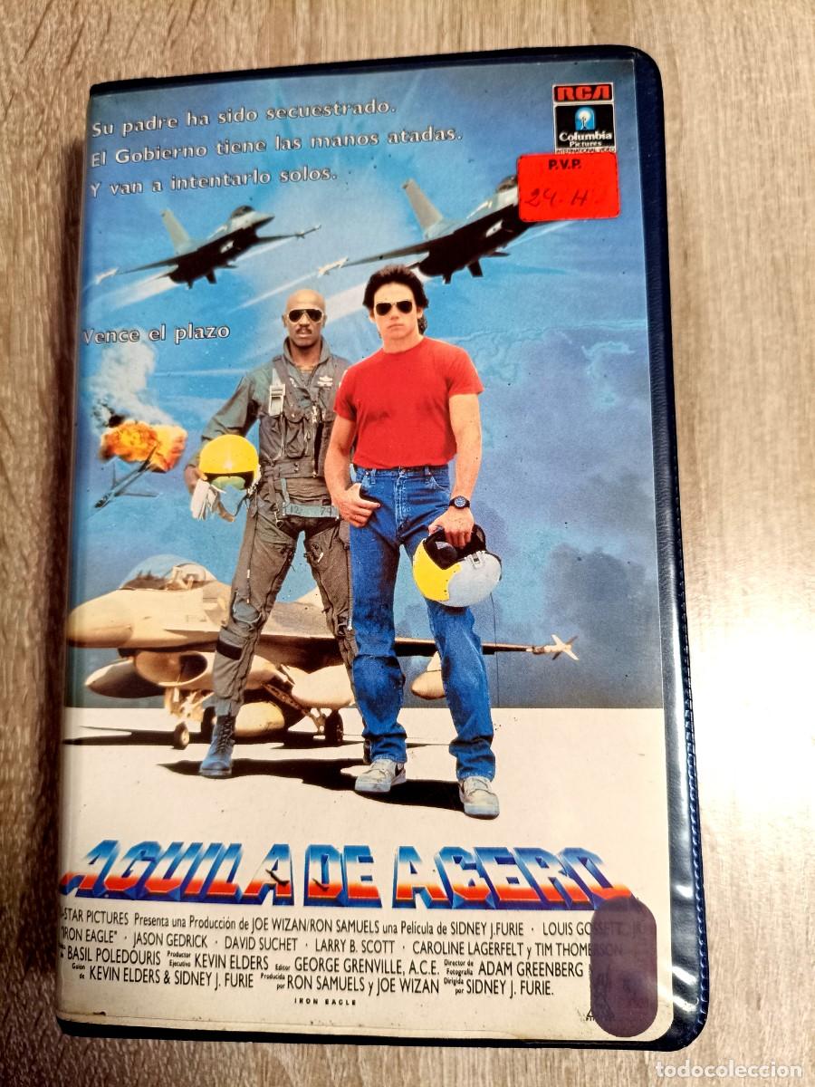 Cine: VHS - AGUILA DE ACERO - Louis Gossett Jr., Sidney J. Furie - ACCION, EJERCITO - 1&ordm; EDICION