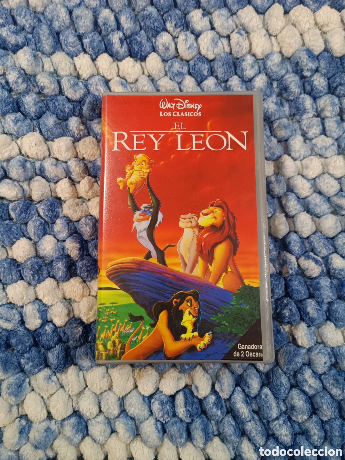 Cine: El Rey Le&oacute;n VHS Disney 1995 1&ordf; Edici&oacute;n Espa&ntilde;ola + Folletos Promocionales Originales | Excelente