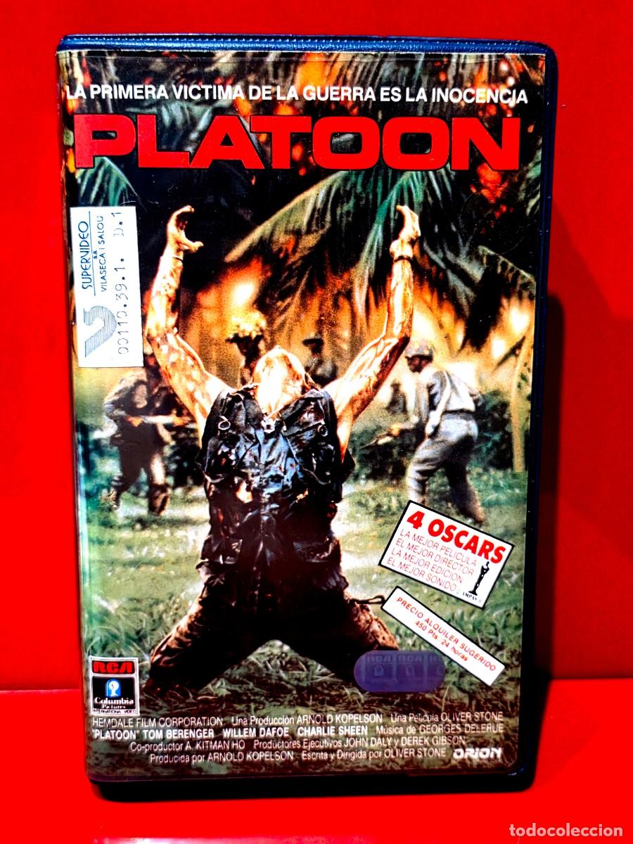 Cine: PLATOON (1986) - RCA COLUMBIA 1&ordf; EDIC.