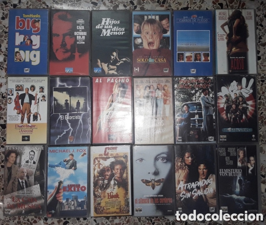 Cine: Lote vhs antiguos a&ntilde;os 80,90