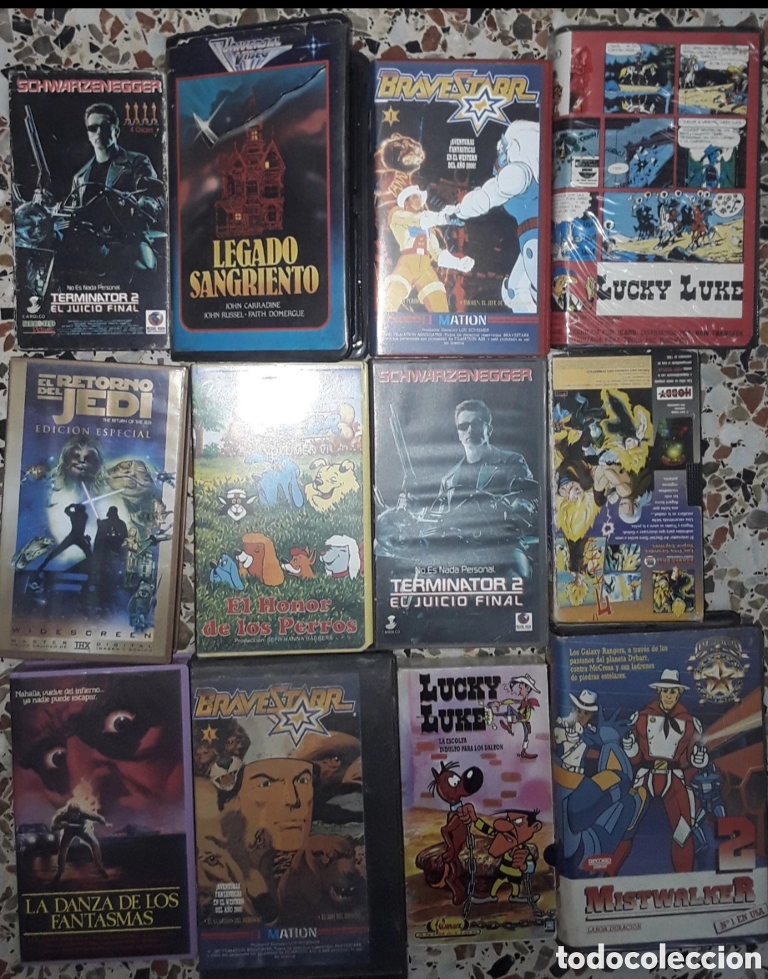 Cine: Lote vhs antiguos a&ntilde;os 80 90. 70