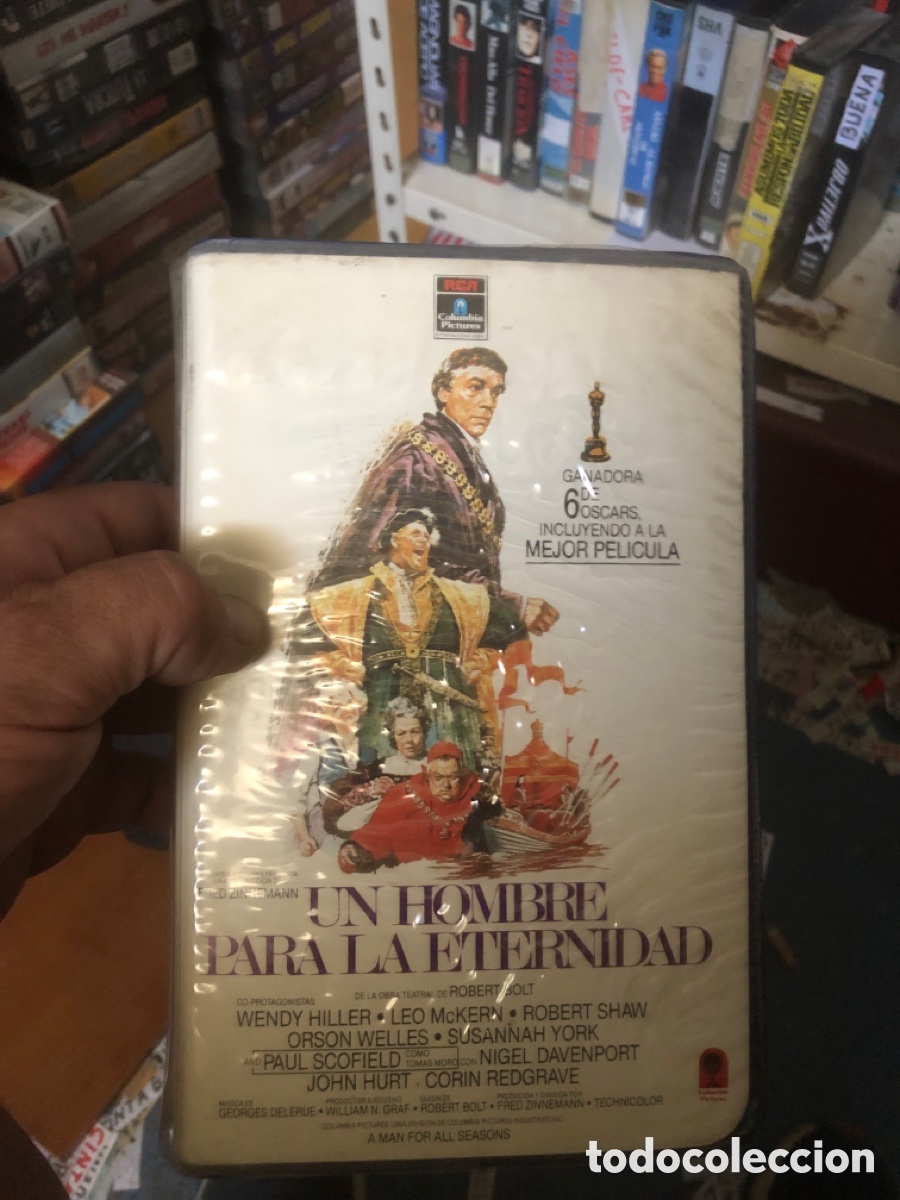 Cine: VHS V&Iacute;DEO CLUB UN HOMBRE PARA LA ETERNIDAD