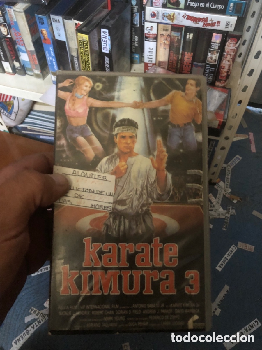 Cine: VHS V&Iacute;DEO CLUB KARATE KIMURA 3
