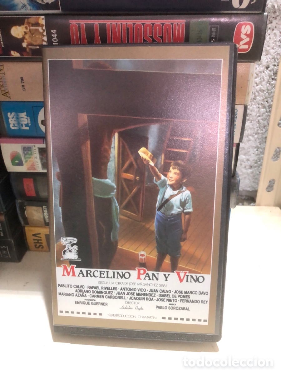 Cine: VHS V&Iacute;DEO CLUB MARCELINO PAN Y VINO