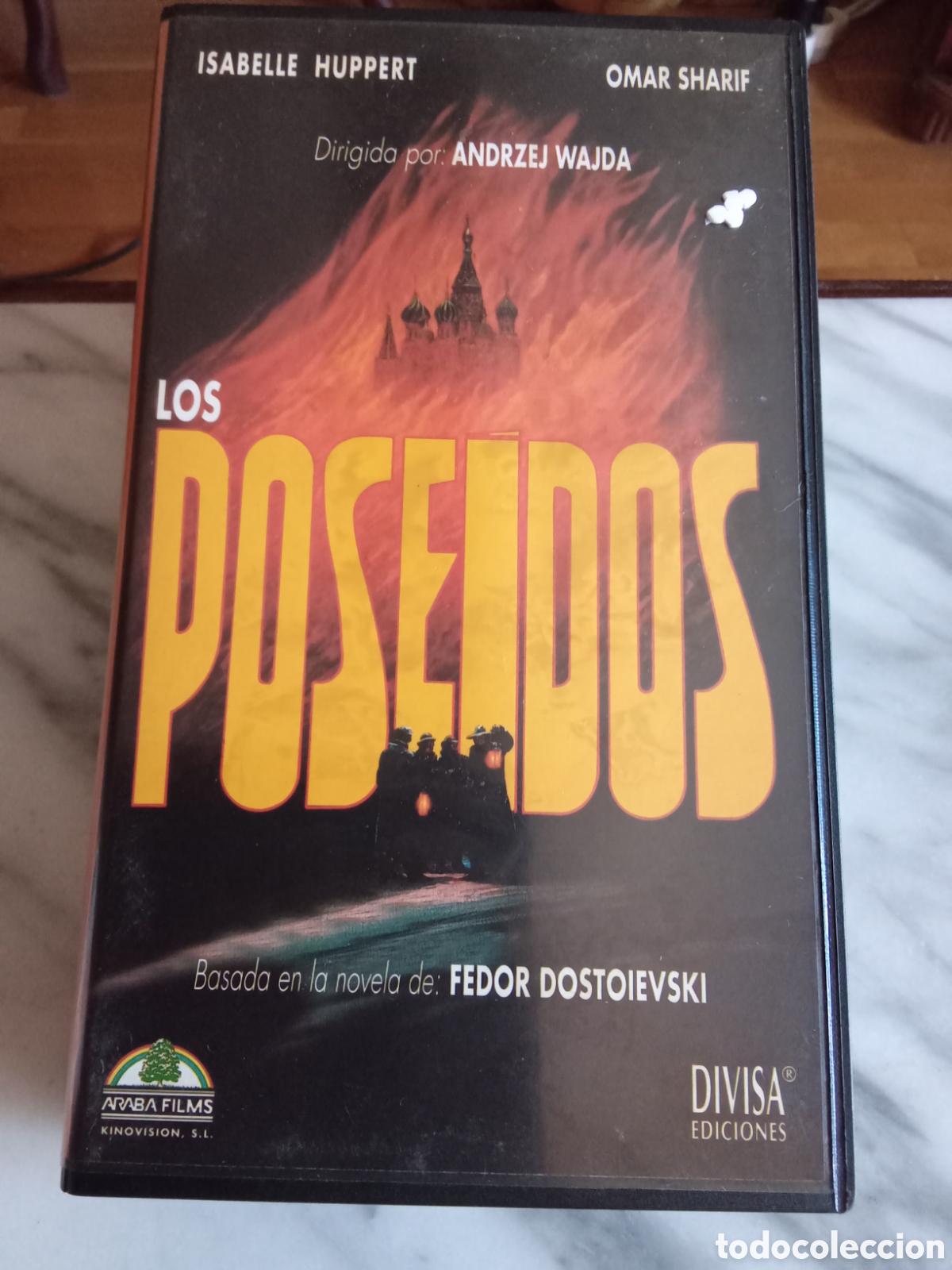 Cine: VHS Andrzej Wanda Los Poseidos - Isabelle Huppert & Omar Sharif