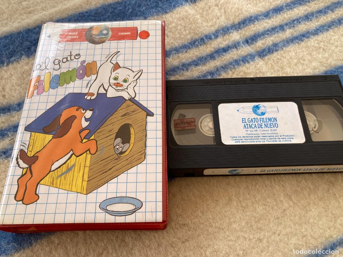 Cine: VHS ORIGINAL / EL GATO FILEMON ATACA DE NUEVO - Cover es de EL GATO FILEMON