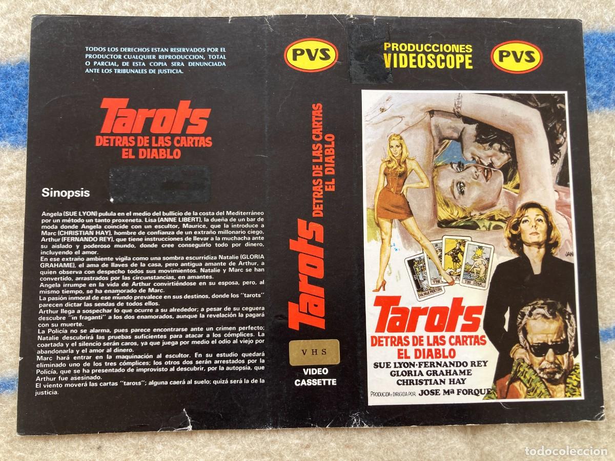 Cine: Car&aacute;tula video original TAROTS DETRAS DE LAS CARTAS DEL DIABLO