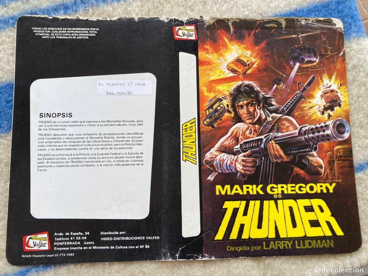 Cine: Car&aacute;tula video original THUNDER