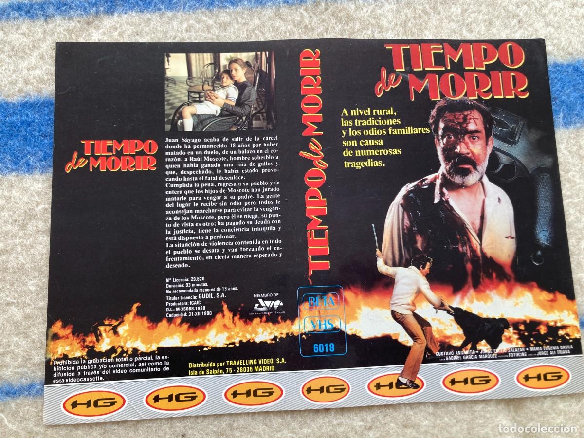 Cine: Car&aacute;tula video original TIEMPO DE MORIR