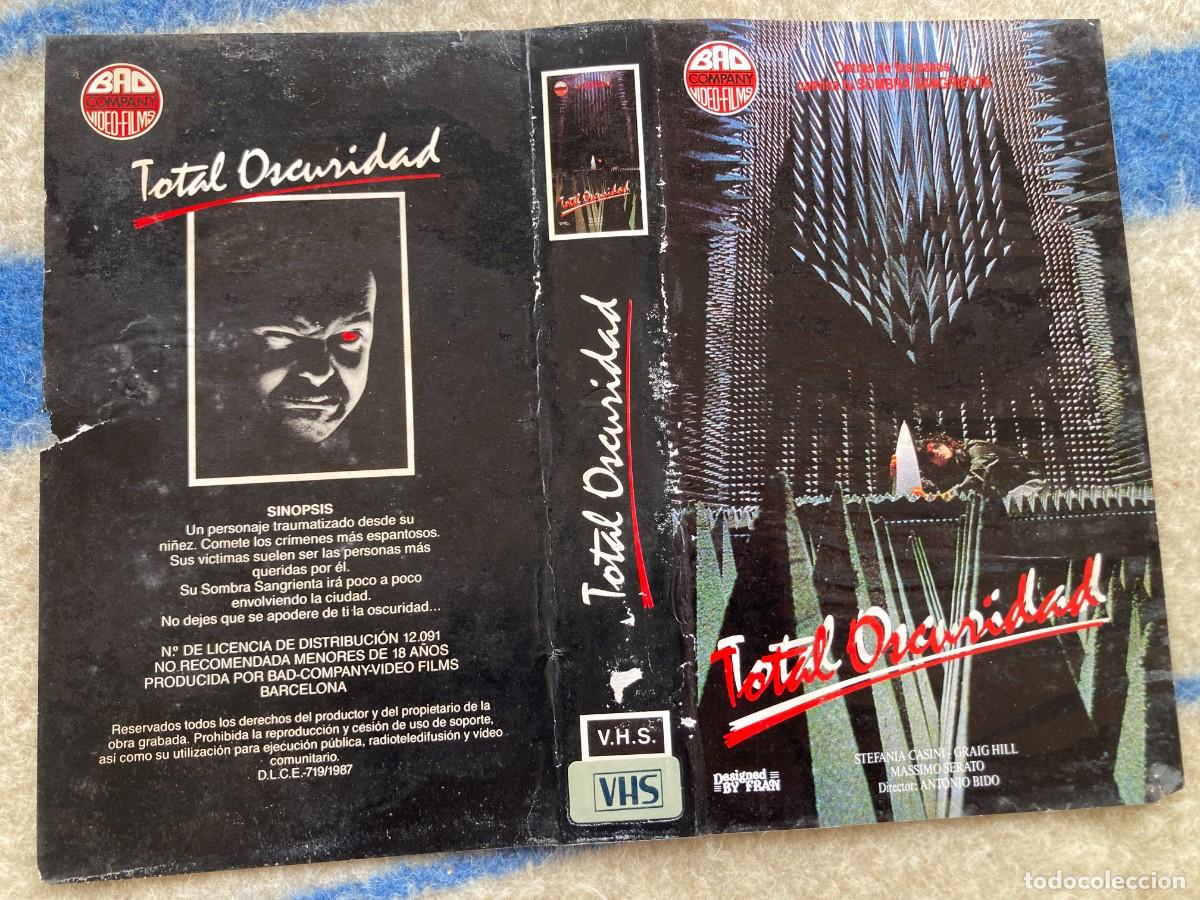 Cine: Car&aacute;tula video original TOTAL OSCURIDAD