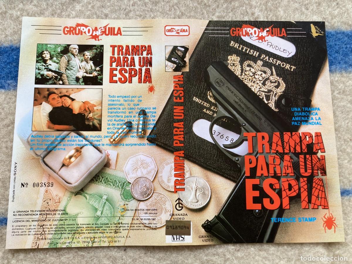 Cine: Car&aacute;tula video original TRAMPA PARA UN ESPIA