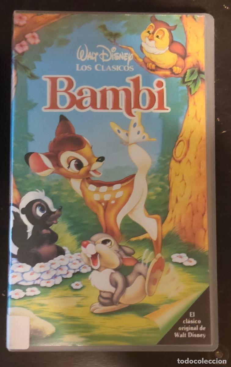 Cine: BAMBI - LOS CLASICOS - VHS- WALT DISNEY ORIGINAL USA