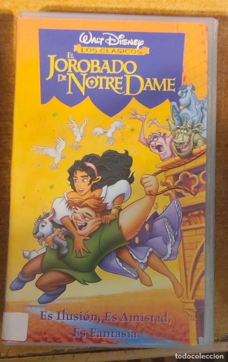 Cine: EL JOROBADO DE NOTRE DAME - VHS - WALT DISNEY HOME VIDEO LOS CL&Aacute;SICOS