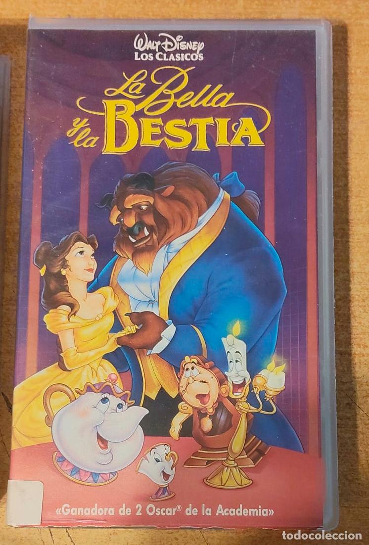 Cine: LA BELLA Y LA BESTIA . WALT DISNEY. LOS CLASICOS. (VHS) REF. UR MES
