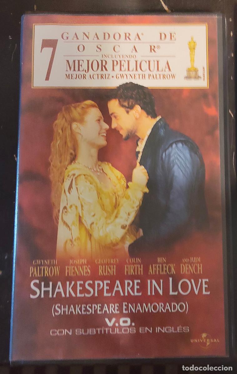 Cine: SHAKESPEARE IN LOVE (SHAKESPEARE ENEMORADO) CINTA VHS 7 OSCAR GWYNETH PALTROW