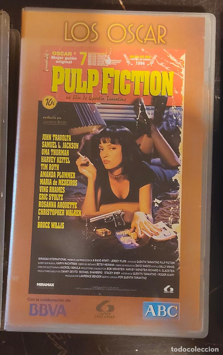 Cine: Pulp Fiction, cinta original VHS. A&ntilde;o 1994. Duracion: 157 min. aprox. John Travolta, Samuel L.Jackso