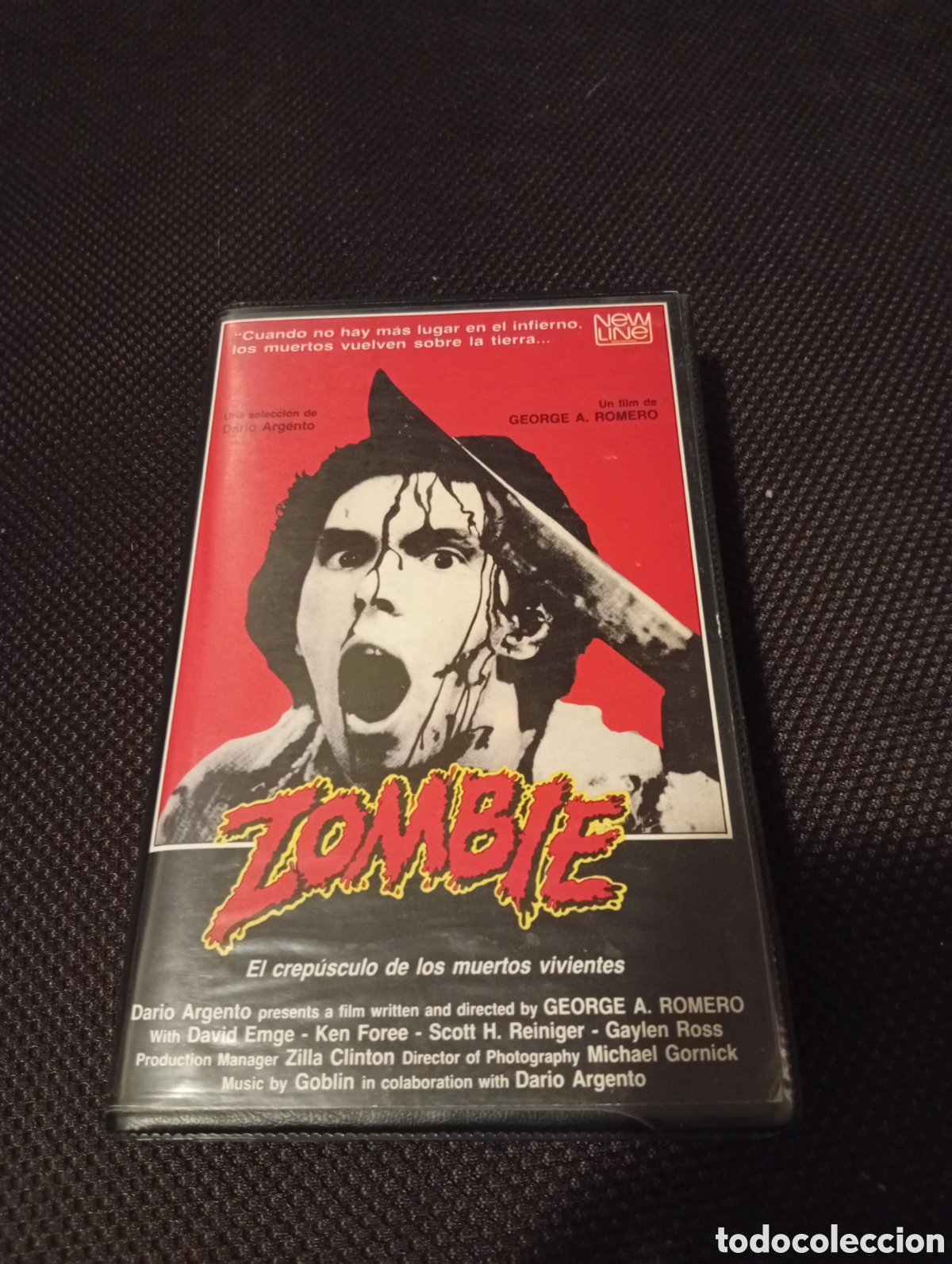 Cine: Zombie vhs pel&iacute;cula vhs