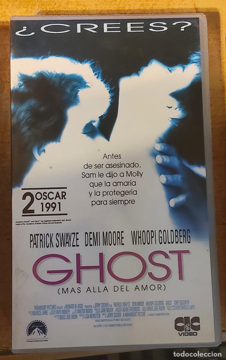 Cine: Ghost', con Patrick Swayze y Demi Moore. CIC Video. Edici&oacute;n 1991. VHS original. Buen estado.