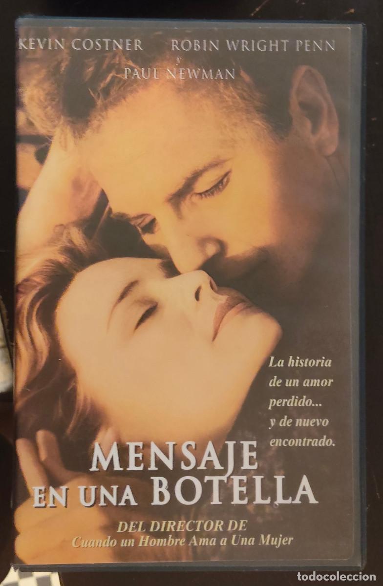 Cine: MENSAJE EN UNA BOTELLA (Kevin Costner, Robin Wright, Paul Newman, John Savage) * VHS ROMANCE