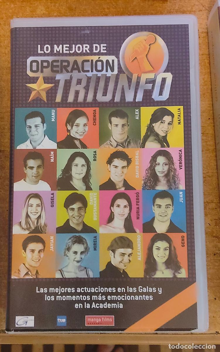 Cine: vhs - LO MEJOR DE OPERACION TRIUNFO (Bisbal, Chenoa, Bustamante, VHS MUSICA - MANGA FILMS