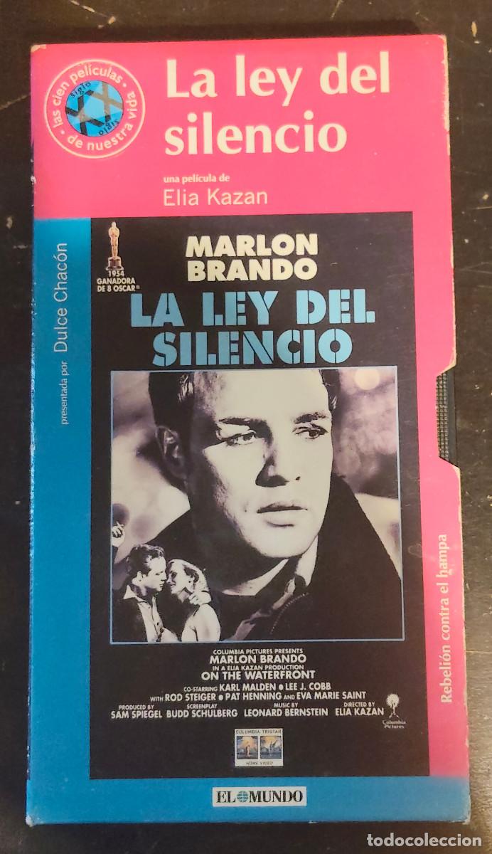 Cine: La Ley del Silencio Marlon Brando Elia Kazan - VHS Cinta Tape Espa&ntilde;ol Nueva - el mundo
