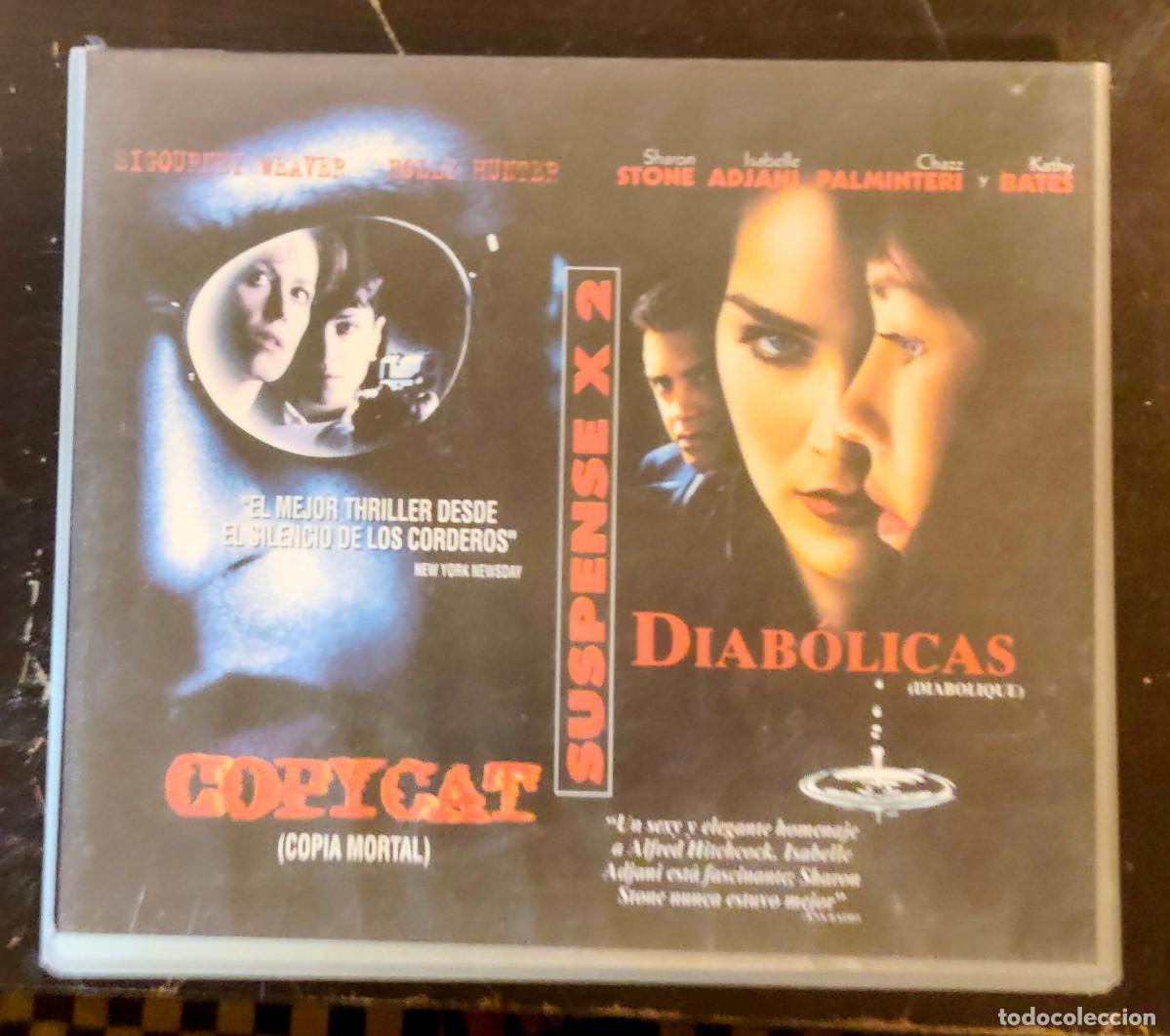 Cine: vhs doble - suspense x 2 - copycat + diabolicas