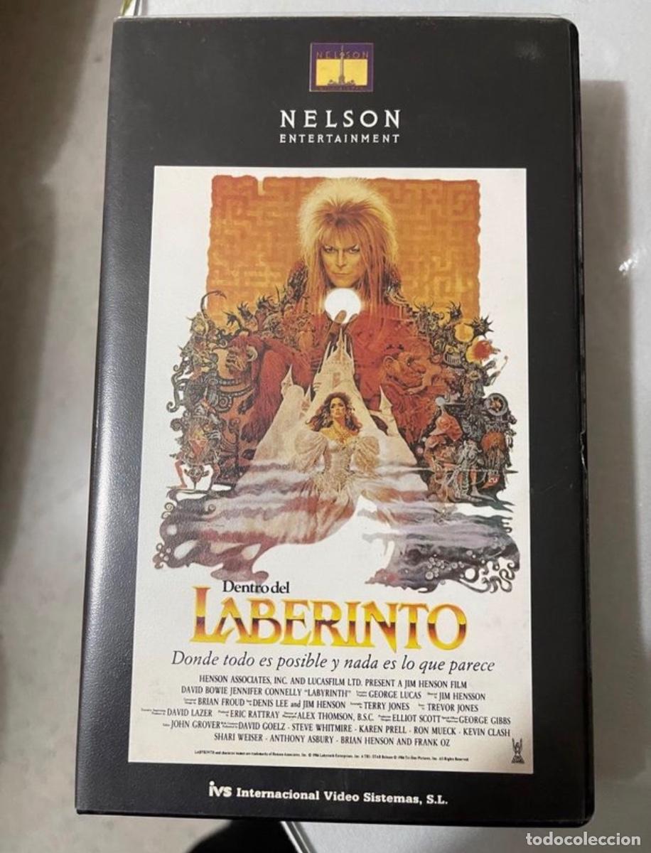 Cine: VHS Dentro del Laberinto (1986). Edici&oacute;n IVS / Nelson. &iexcl;Con Tique Original El Corte Ingl&eacute;s 1989!