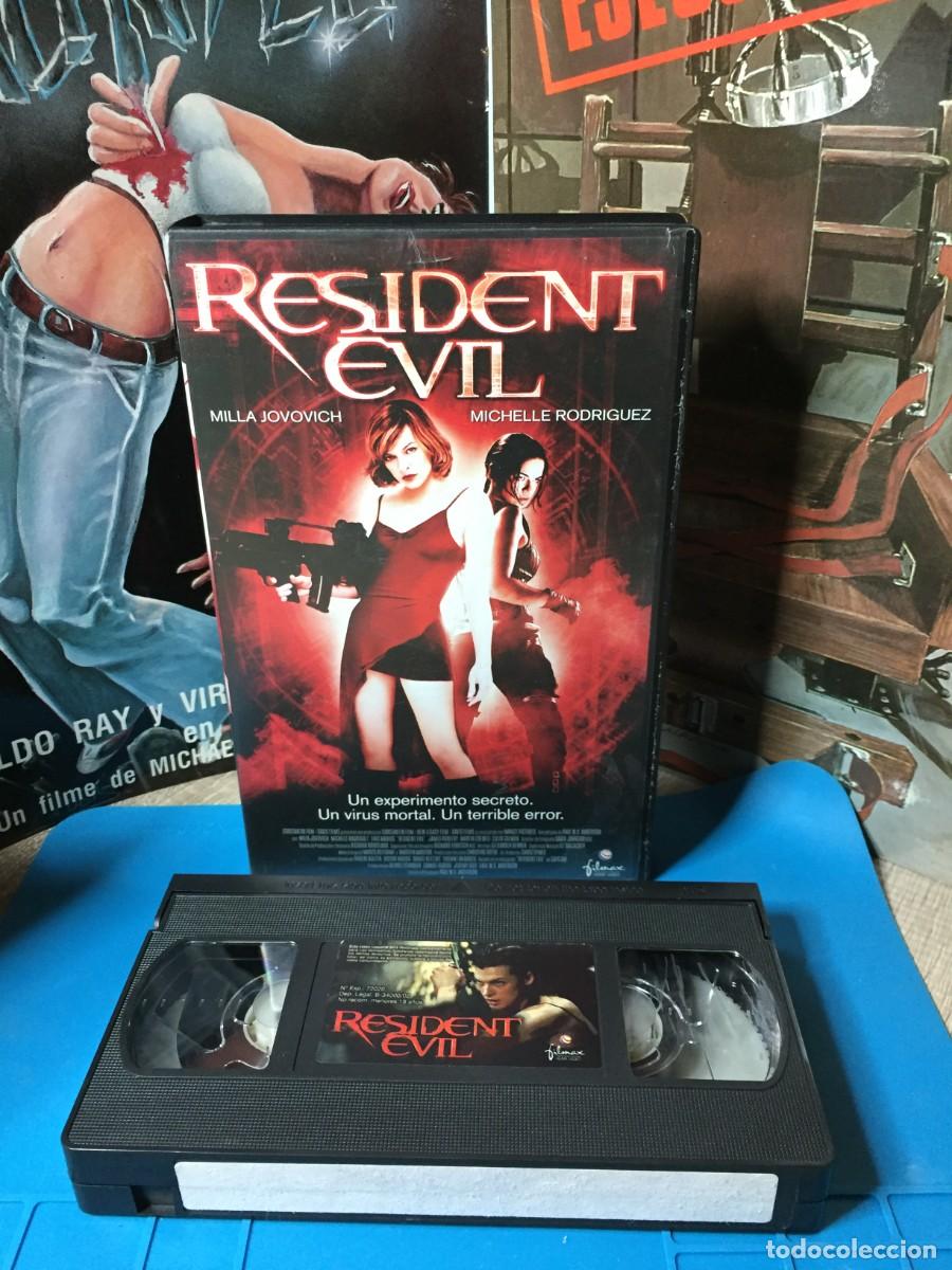 Cine: Vhs Resident evil - Milla Jocovich - Michelle Rodriguez