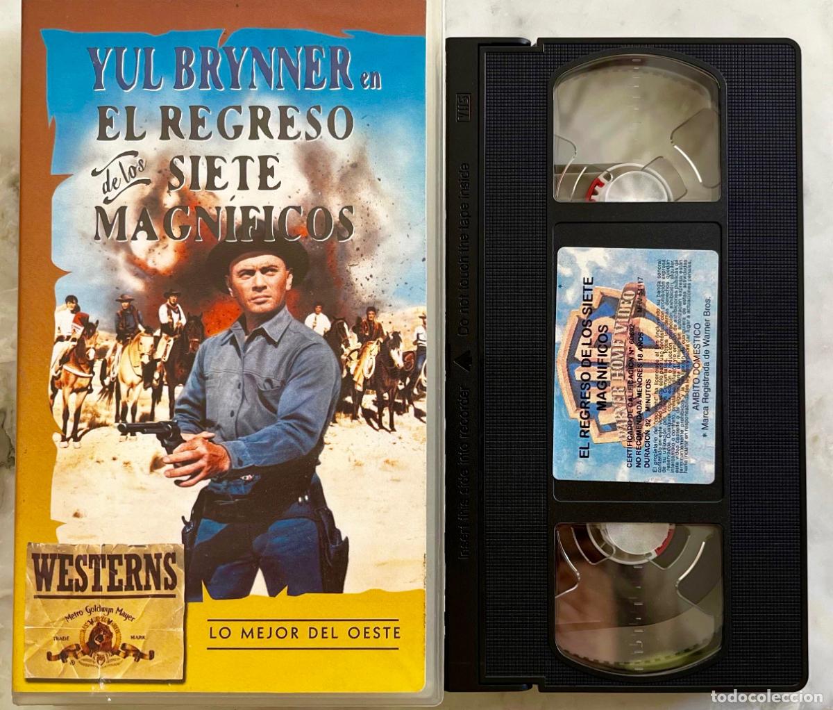 Cine: EL REGRESO DE LOS SIETE MAGNIFICOS. YUL BYNNER. WARREN OATES. ELISA MONTES. VHS
