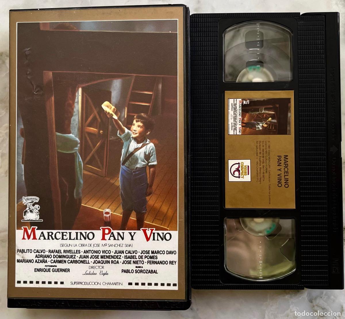 Cine: MARCELINO PAN Y VINO. PABLITO CALVO. RAFAEL RIVELLES. FERNANDO REY. LADISLAO VAJDA. VHS