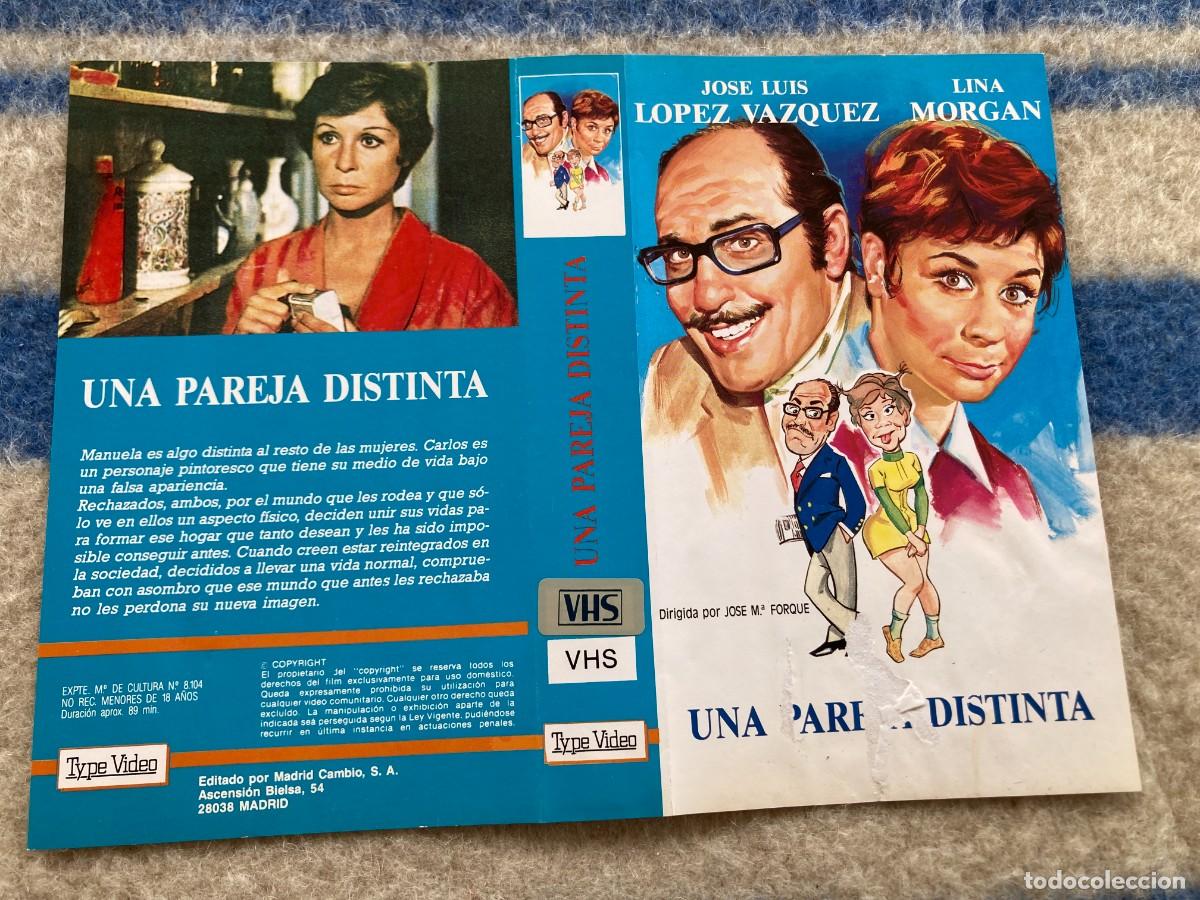 Cine: Car&aacute;tula video original UNA PAREJA DISTINTA