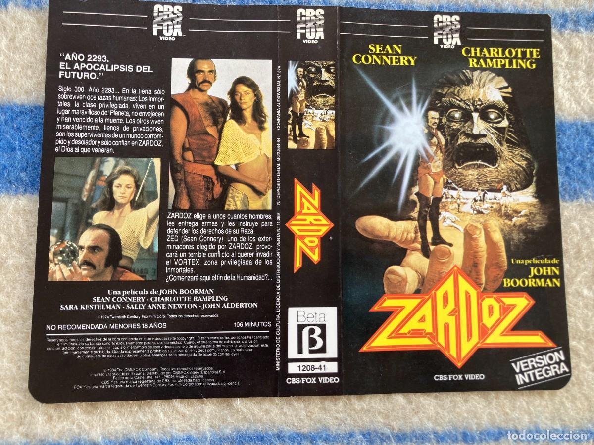 Cine: Car&aacute;tula video original ZARDOZ