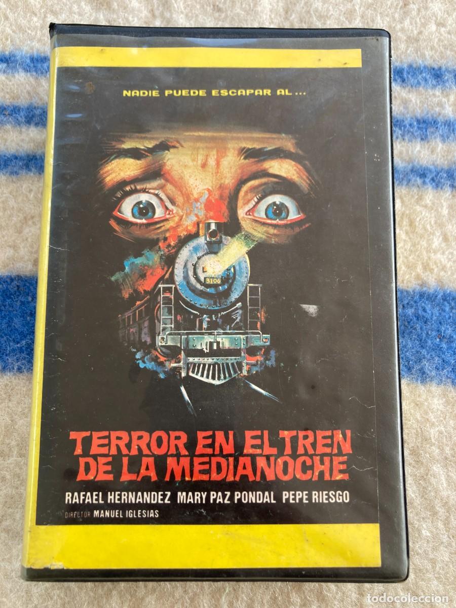 Cine: Estuche original EXCLUSIVAS 79 + Car&aacute;tula video original TERROR EN EL TREN DE LA MEDIANOCHE