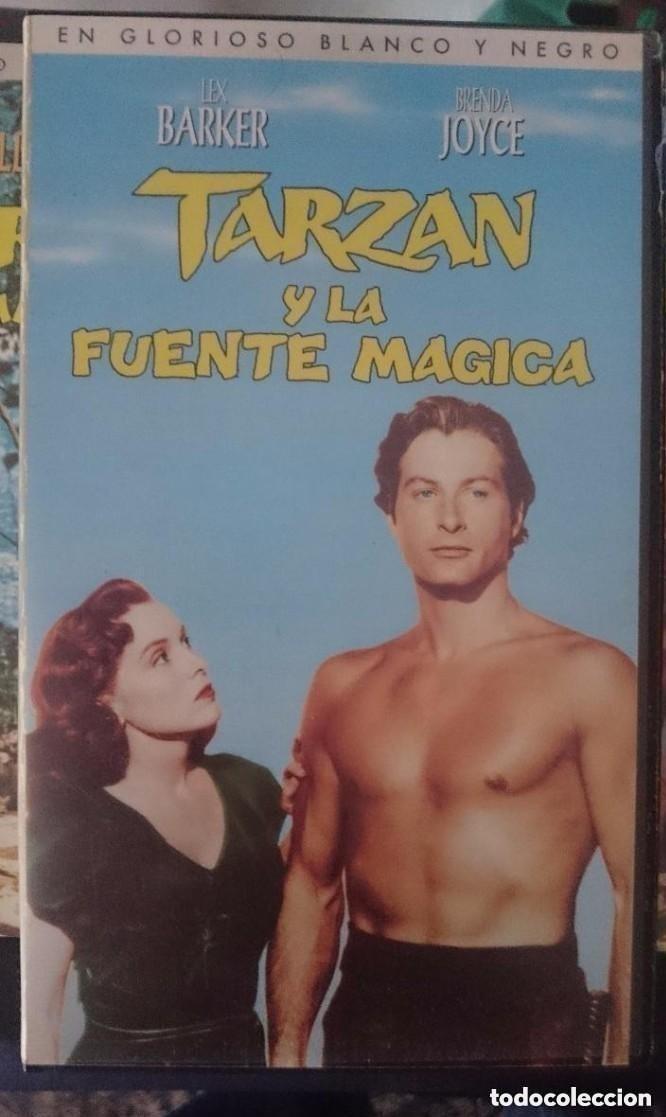 Cine: VHS - TARZAN - TARZAN Y LA FUENTE MAGICA -- LEX BARKER - BRENDA JOYCE