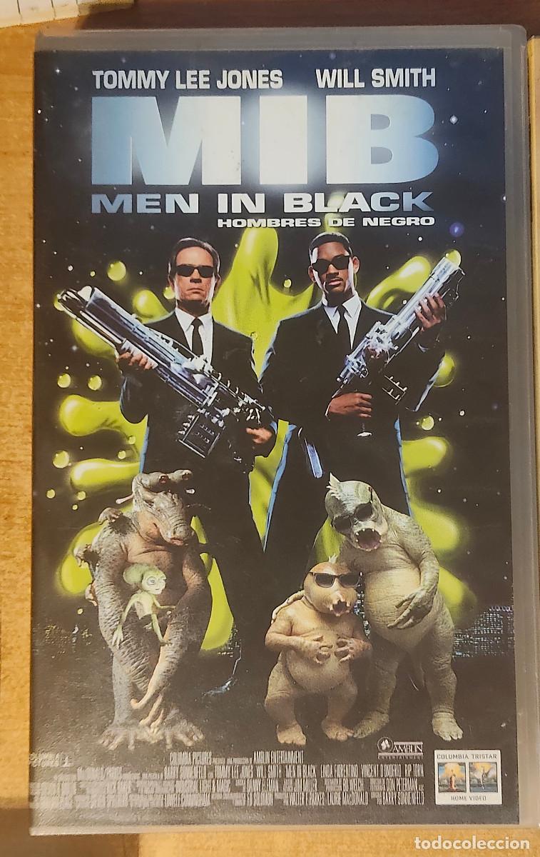 Cine: Men In Black Hombres de Negro VHS Will Smith Tommy L. Jones con folleto Trilogic