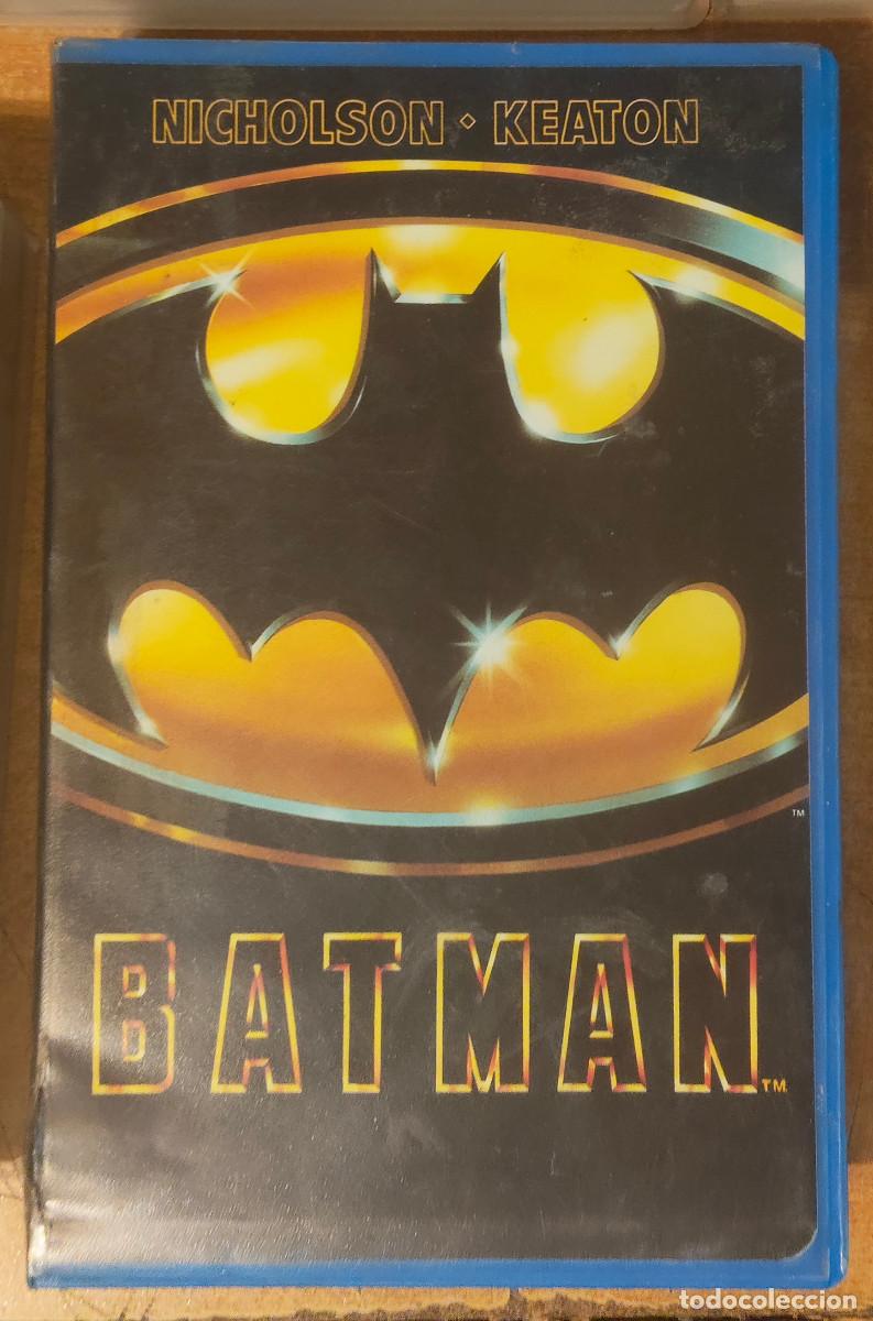 Cine: Pel&iacute;cula VHS - BATMAN - Jack Nicholson & Michael Keaton - 126 min - A&ntilde;o 1989 - Warner Bros. (P)