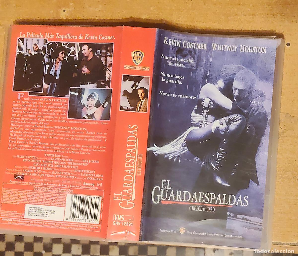 Cine: Solo caja + caratula original - no movie - EL GUARDAESPALDAS VHS