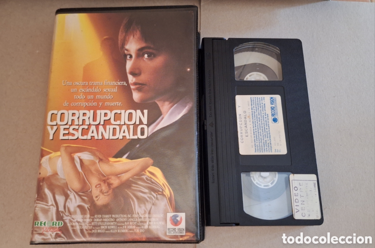 Cine: Corrupci&oacute;n y Escandalo VHS Thriller