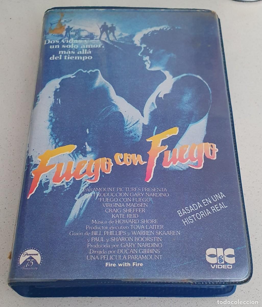 Cine: Pel&iacute;cula Vhs Fuego con Fuego. Craig Sheffer, Virgina Madsen. CIC V&iacute;deo 1987 videoclub alquiler.