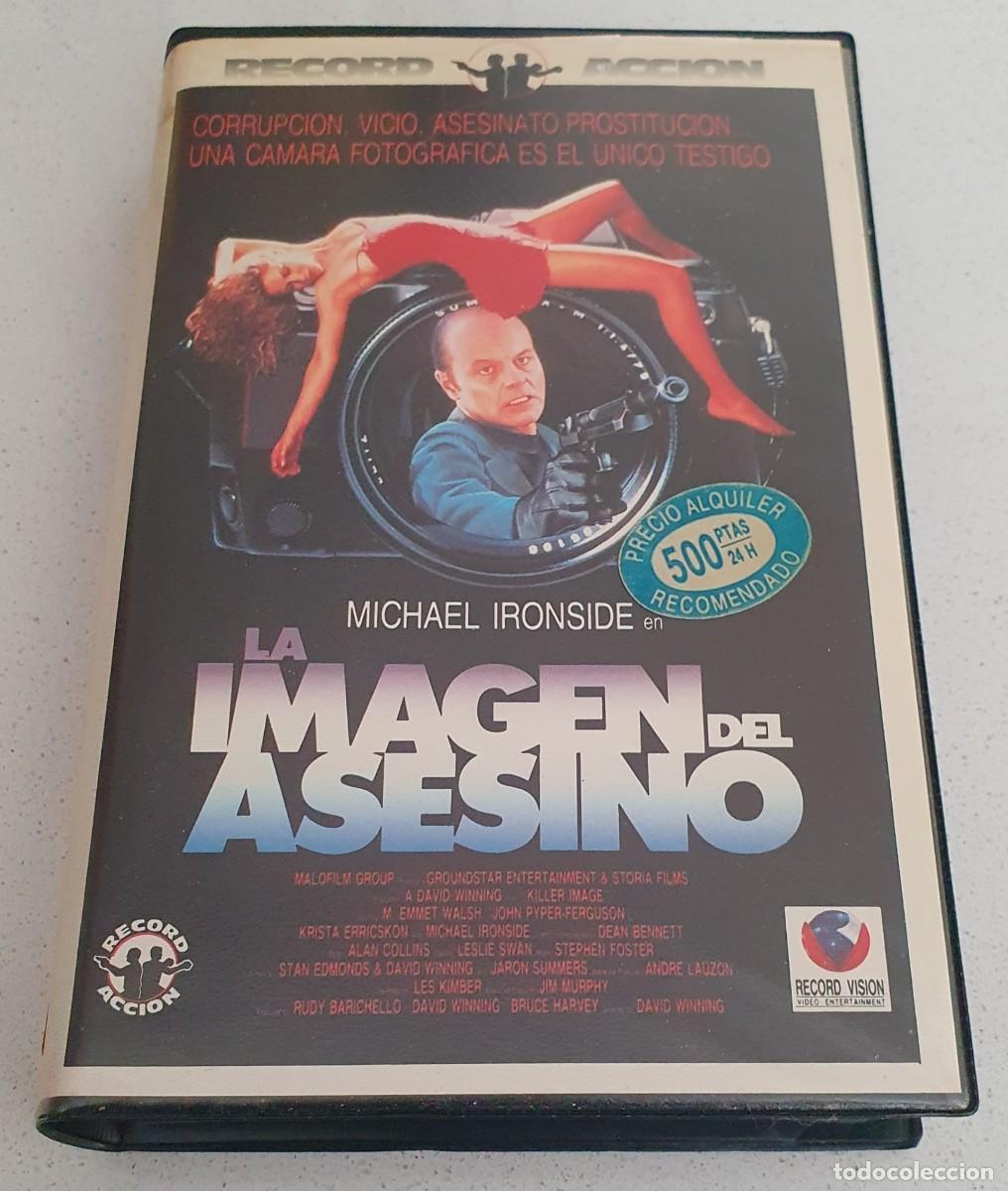 Cine: Pel&iacute;cula Vhs La Imagen del Asesino. Michael Ironside. Record Vision 1992 videoclub alquiler.