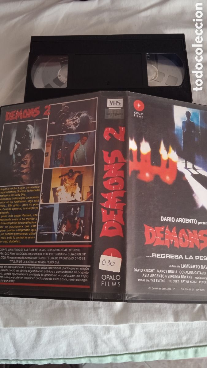 Cine: VHS Demons 2 (1986) &ndash; Edici&oacute;n Opalo Films &ndash; Dario Argento / Lamberto Bava &ndash; Terror Italiano &ndash; repro